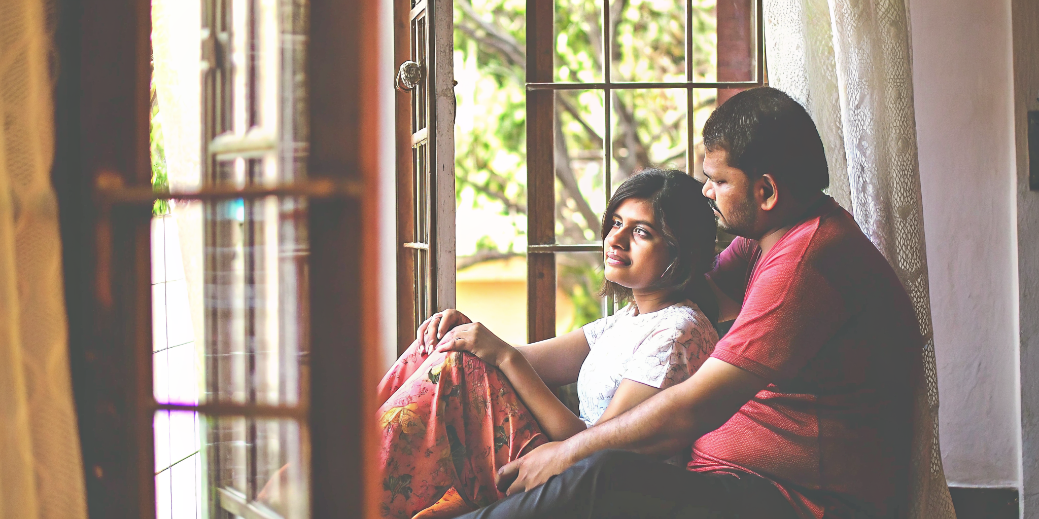 A comforting family scene showing support and understanding during a difficult moment